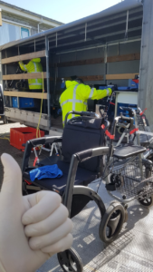 op locatie reinigen